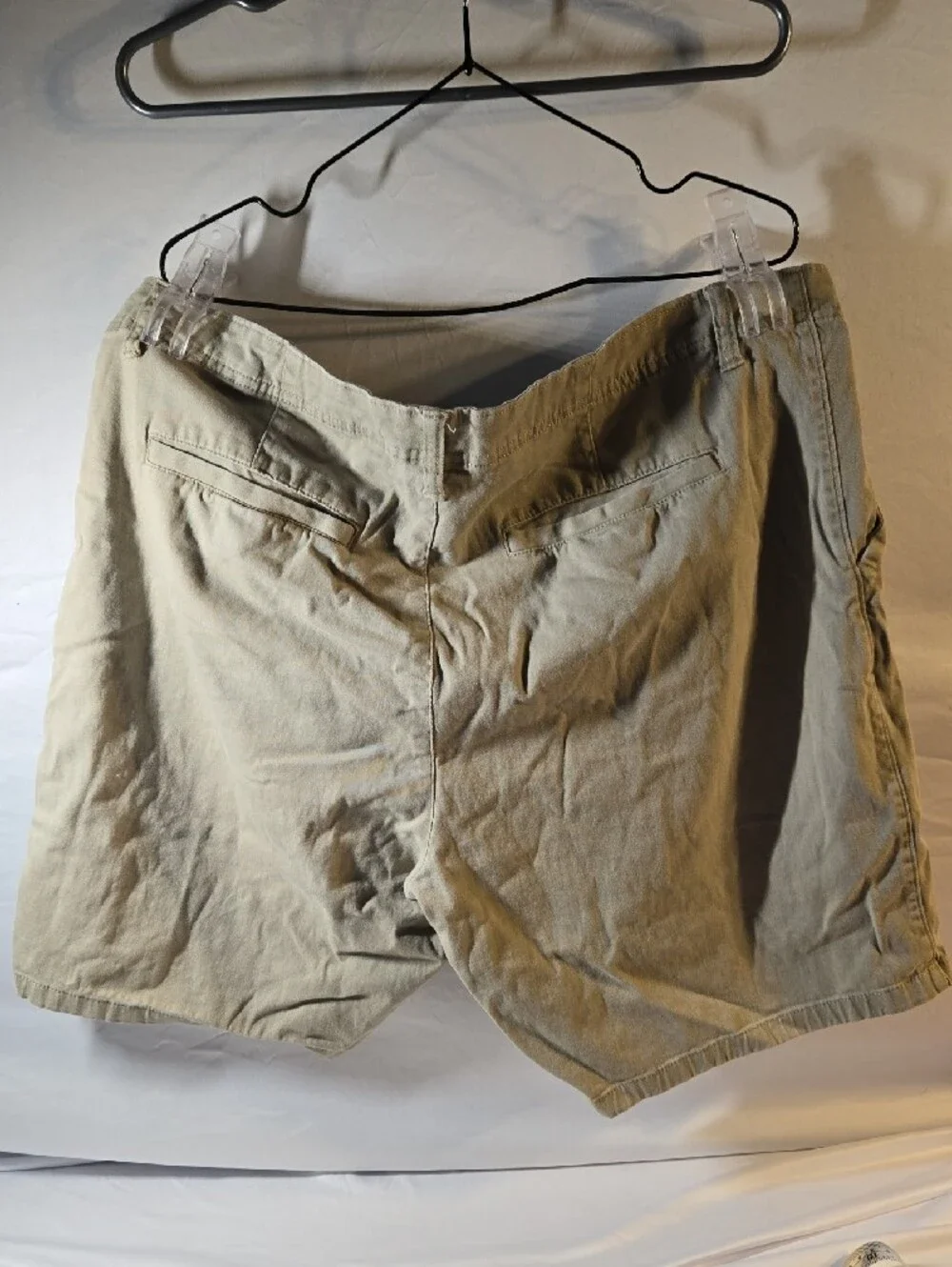 George Men's Beige Flat Front Shorts